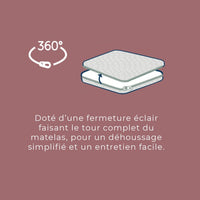 Matelas Évolutif Fresh 60 x 120cm déhoussable 360° - Mode Bébé Claye