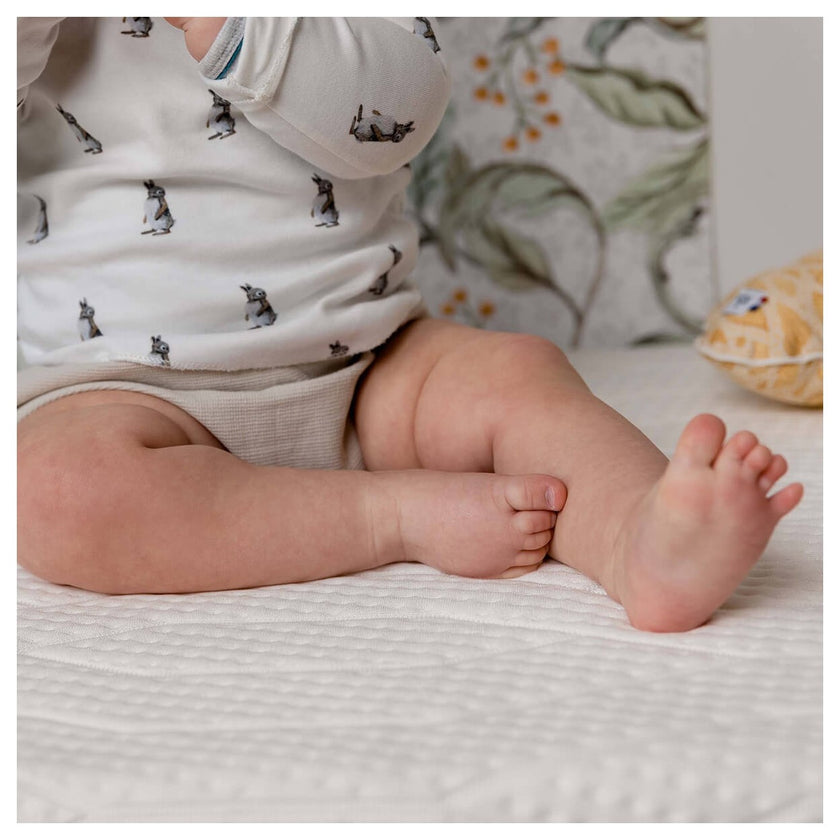 Matelas Zen 70x140 cm pour lit bébé - Viscose de Bambou - Déhoussable 360° - Mode Bébé Claye