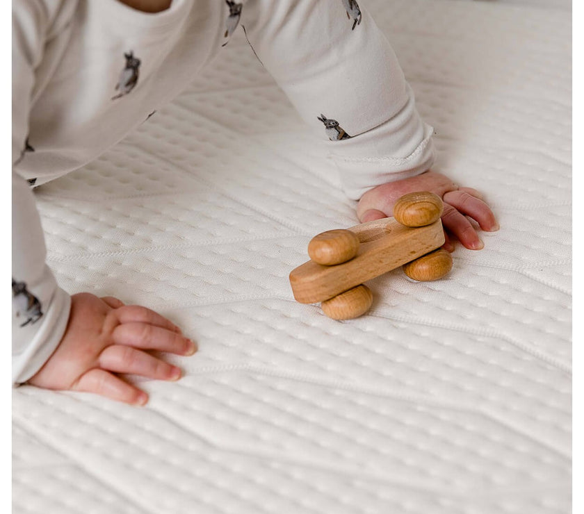 Matelas Zen 70x140 cm pour lit bébé - Viscose de Bambou - Déhoussable 360° - Mode Bébé Claye