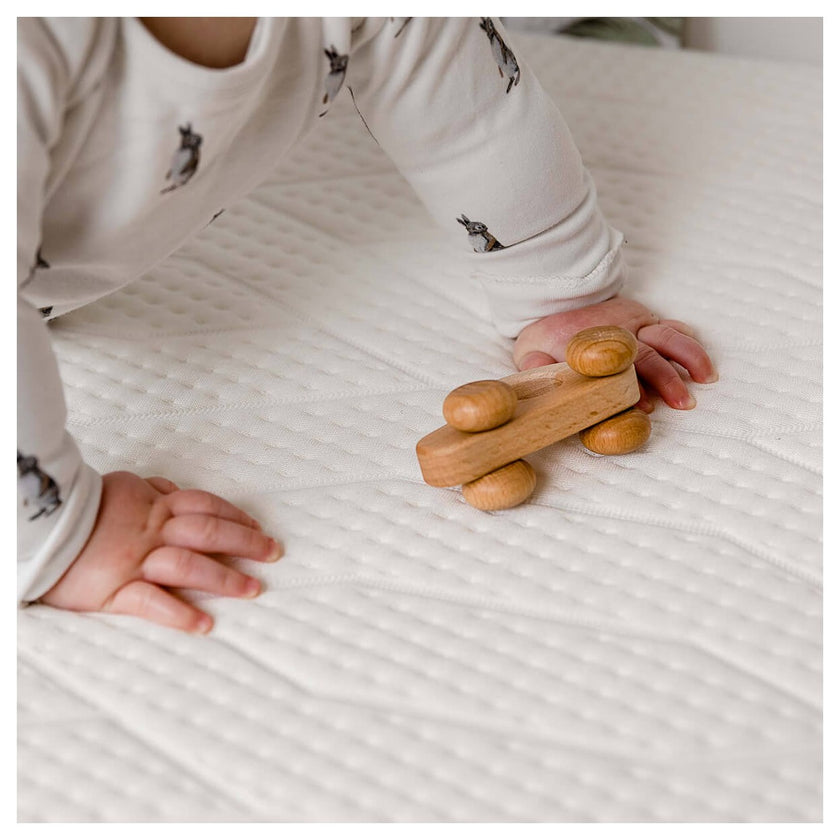 Matelas Zen 70x140 cm pour lit bébé - Viscose de Bambou - Déhoussable 360° - Mode Bébé Claye