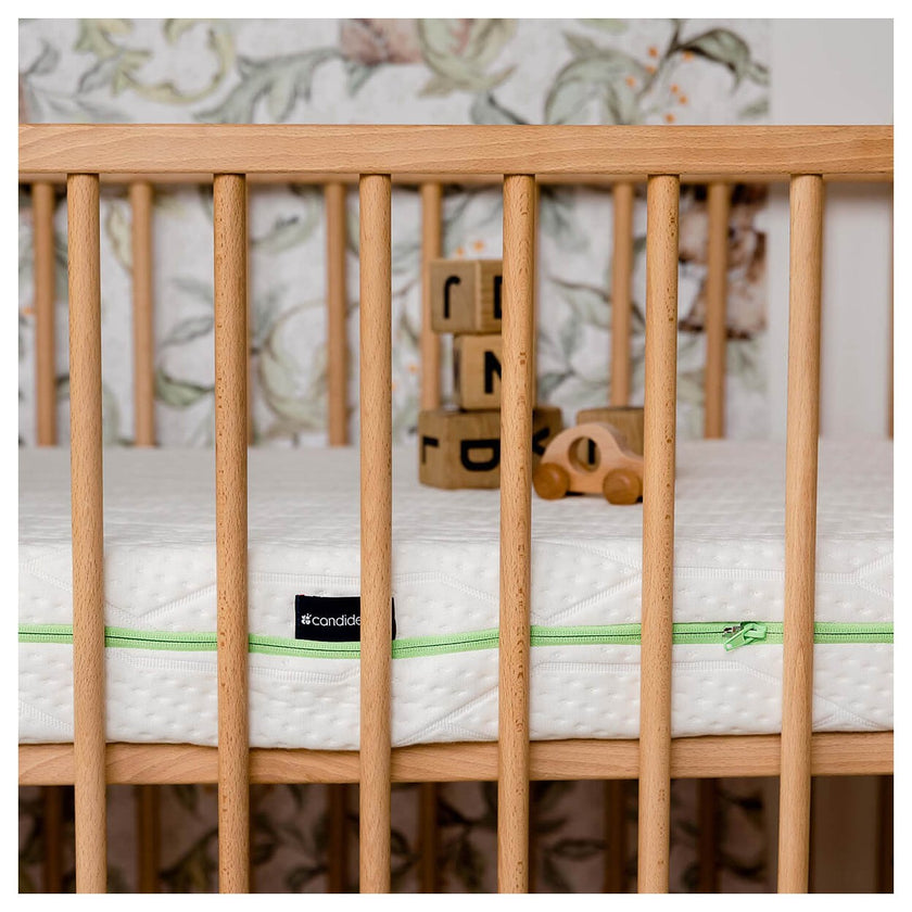 Matelas Zen 70x140 cm pour lit bébé - Viscose de Bambou - Déhoussable 360° - Mode Bébé Claye