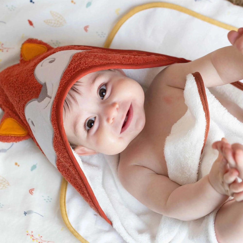 Fox bath cape 70x70 cm
