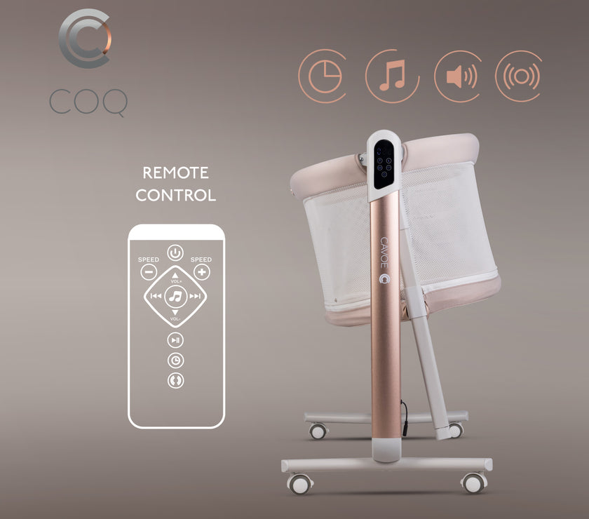Berceau Électrique 4-en-1 Coq Cashmere - Mode Bébé Claye