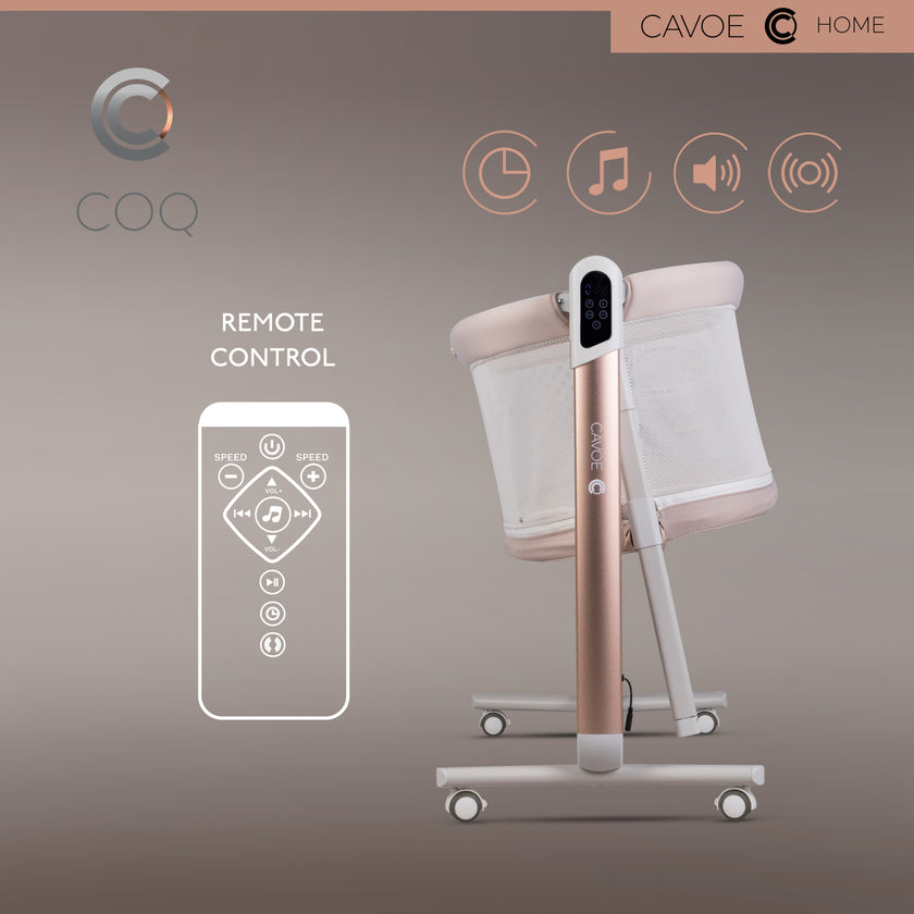 Berceau Électrique 4-en-1 Coq Cashmere - Mode Bébé Claye