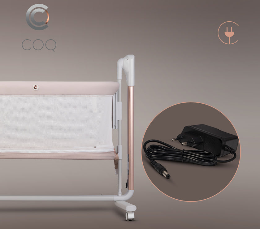 Berceau Électrique 4-en-1 Coq Cashmere - Mode Bébé Claye