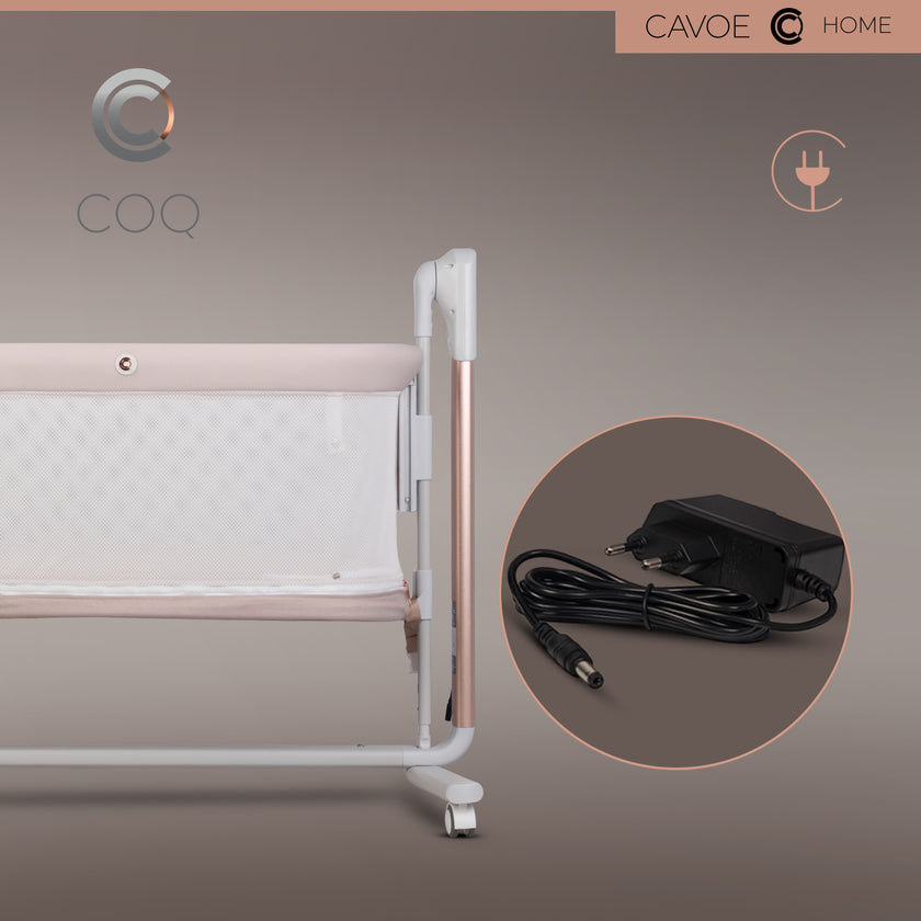 Berceau Électrique 4-en-1 Coq Cashmere - Mode Bébé Claye