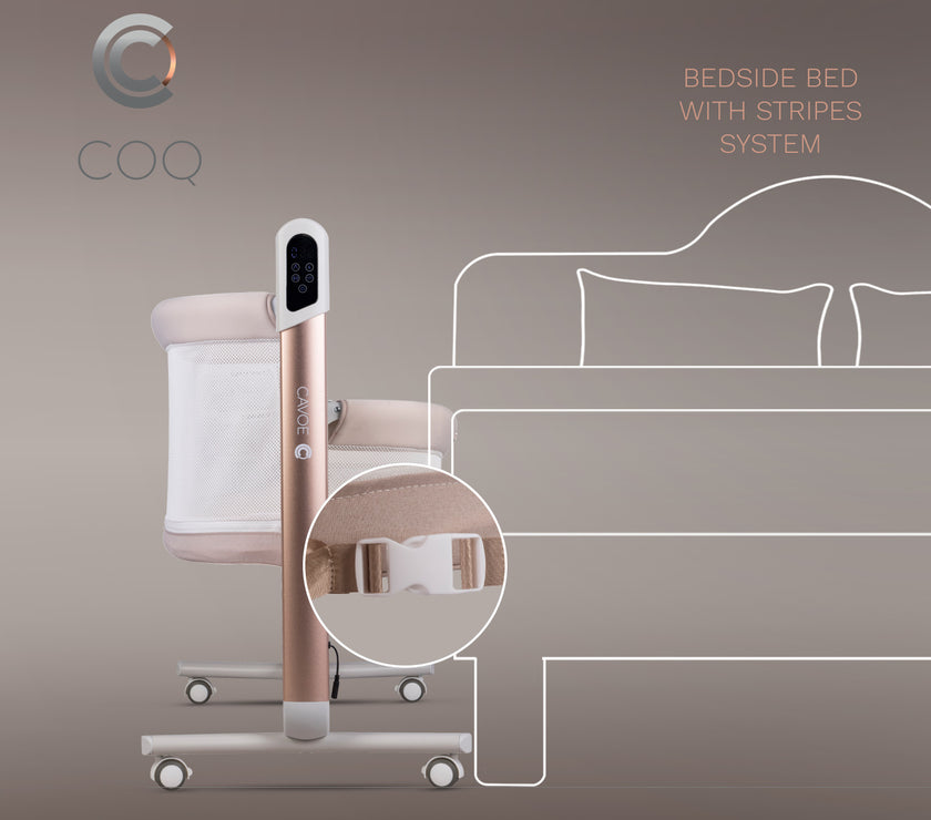 Berceau Électrique 4-en-1 Coq Cashmere - Mode Bébé Claye