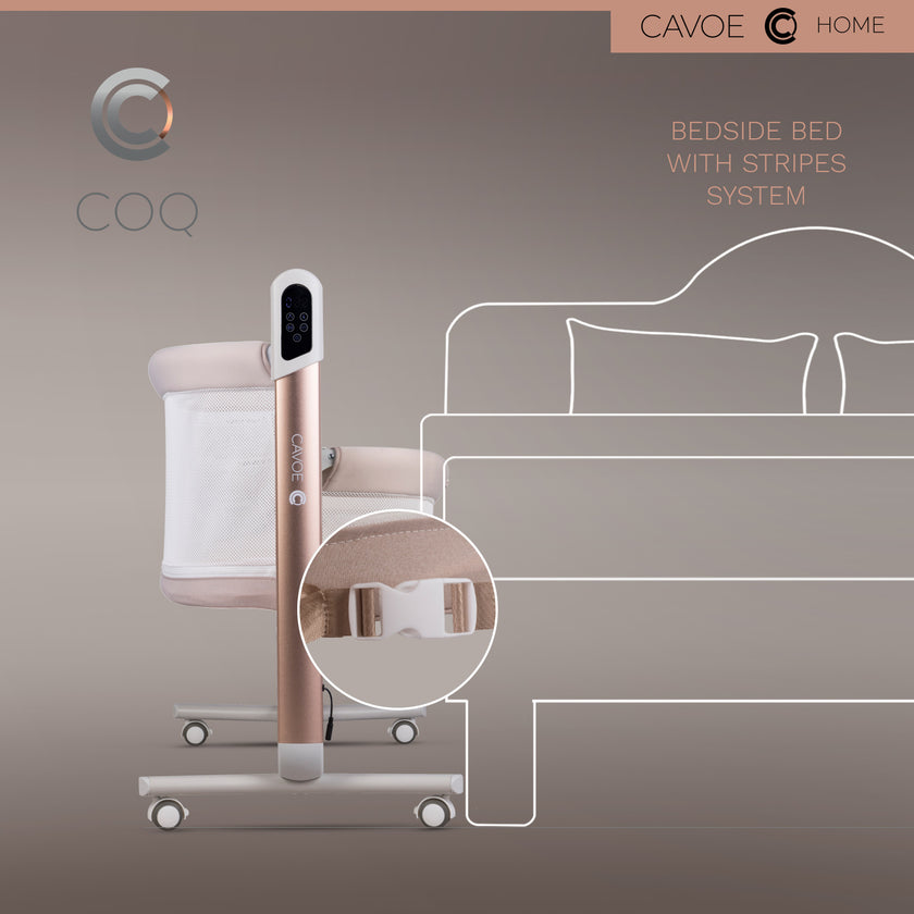 Berceau Électrique 4-en-1 Coq Cashmere - Mode Bébé Claye