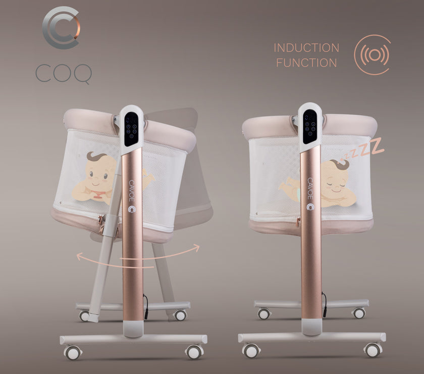 Berceau Électrique 4-en-1 Coq Cashmere - Mode Bébé Claye