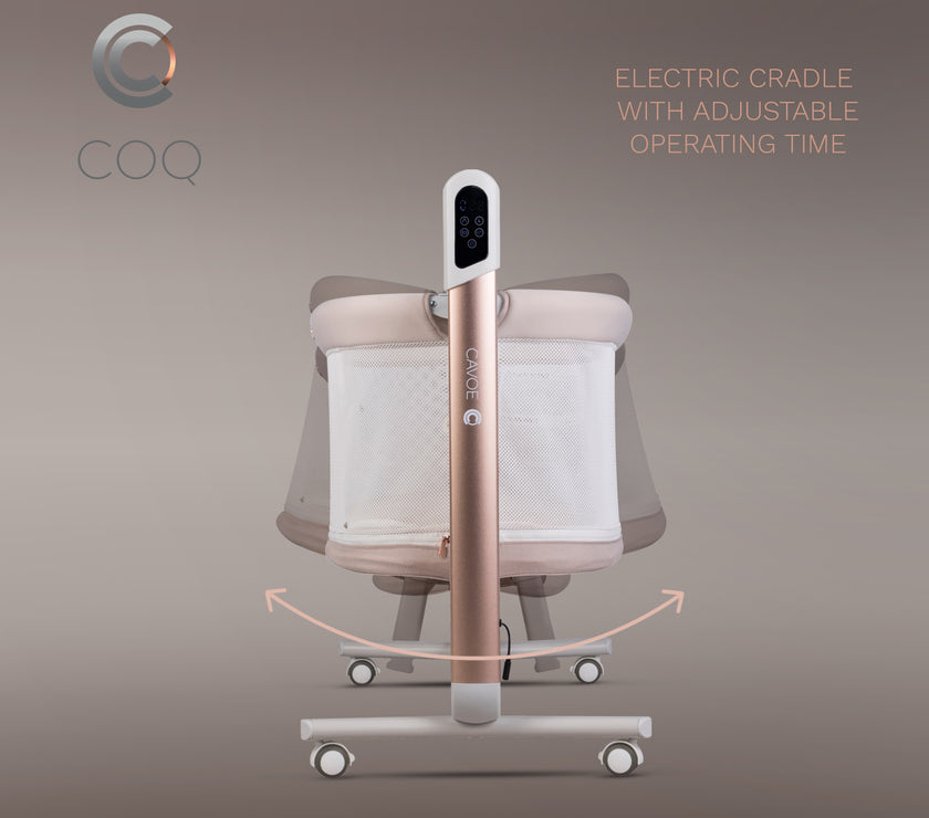 Berceau Électrique 4-en-1 Coq Cashmere - Mode Bébé Claye