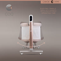 Berceau Électrique 4-en-1 Coq Cashmere - Mode Bébé Claye