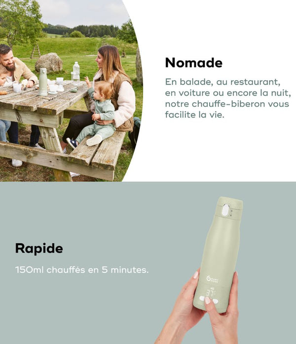 Bottle warmer with automatic sterilization function