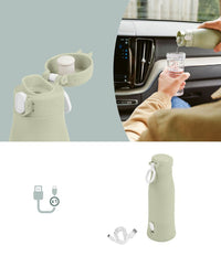 Bottle warmer with automatic sterilization function