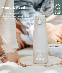 Moov &amp; Feed rechargeable portable bottle warmer