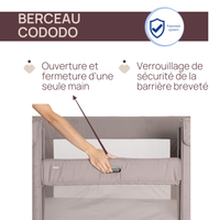 BERCEAU CODODO CHICCO NEXT2ME FOREVER - Almond - Mode Bébé Claye