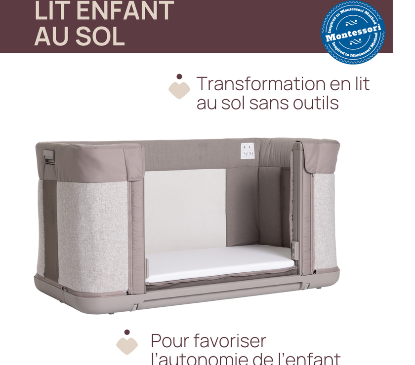 BERCEAU CODODO CHICCO NEXT2ME FOREVER - Almond - Mode Bébé Claye