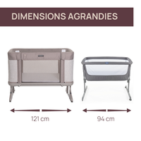 BERCEAU CODODO CHICCO NEXT2ME FOREVER - Almond - Mode Bébé Claye