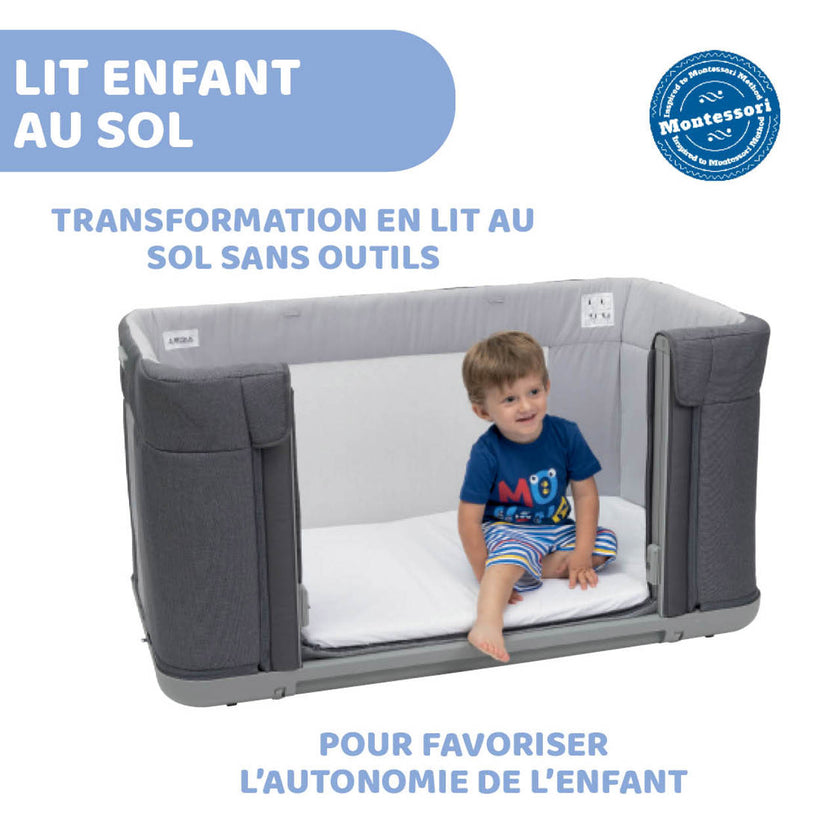 BERCEAU CODODO CHICCO NEXT2ME FOREVER - ASH GREY - Mode Bébé Claye