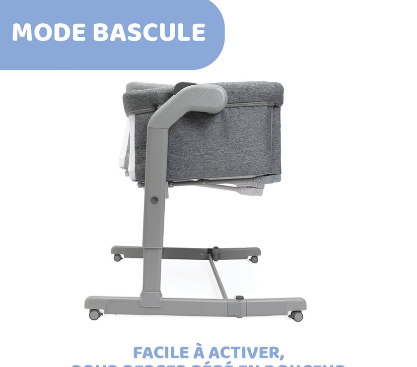 BERCEAU CODODO CHICCO NEXT2ME MAGIC EVO - DARK GREY - Mode Bébé Claye