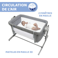 BERCEAU CODODO CHICCO NEXT2ME MAGIC EVO - DARK GREY - Mode Bébé Claye
