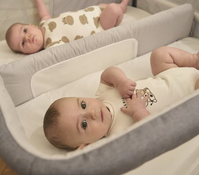 BERCEAU CODODO POUR JUMEAUX CHICCO NEXT2ME TWINS - MAGNET GREY - Mode Bébé Claye
