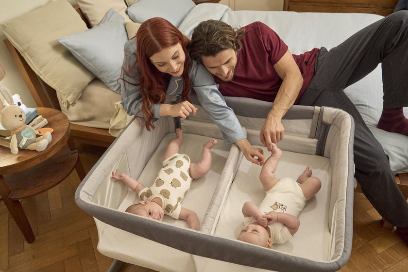 BERCEAU CODODO POUR JUMEAUX CHICCO NEXT2ME TWINS - MAGNET GREY - Mode Bébé Claye