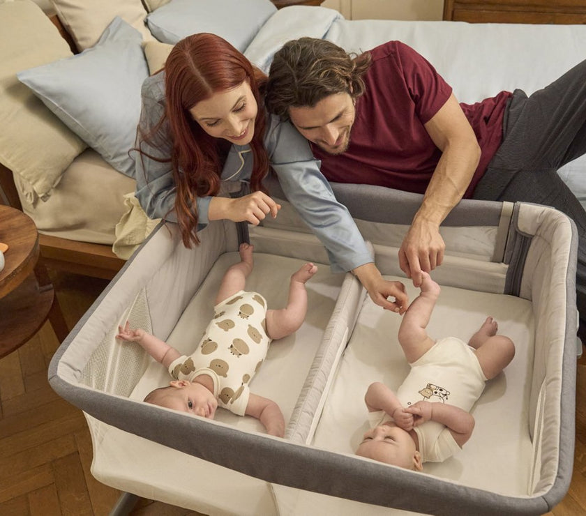 BERCEAU CODODO POUR JUMEAUX CHICCO NEXT2ME TWINS - MAGNET GREY - Mode Bébé Claye