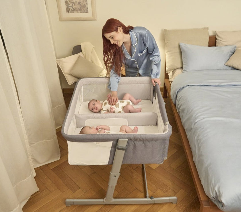 BERCEAU CODODO POUR JUMEAUX CHICCO NEXT2ME TWINS - MAGNET GREY - Mode Bébé Claye