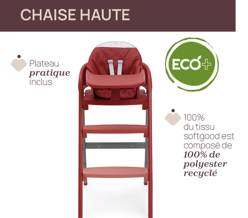 CHAISE HAUTE CRESCENDO UP COLORADO RED RE_LUX - Mode Bébé Claye