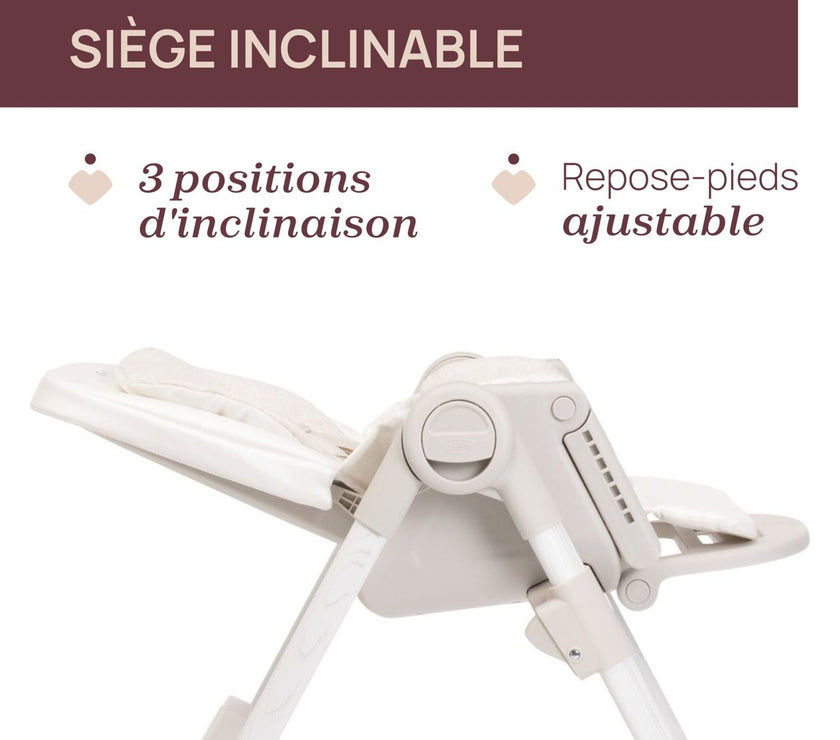 Chaise Haute Polly Armonia MOTHERPEARL - Mode Bébé Claye
