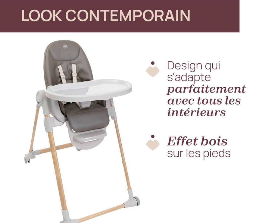 Chaise Haute Polly Armonia SCANDINAVIAN - Mode Bébé Claye