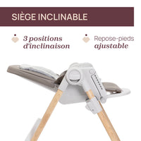 Chaise Haute Polly Armonia SCANDINAVIAN - Mode Bébé Claye