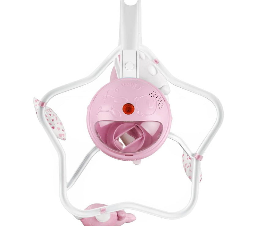 Mobile musical Arc-en-ciel 3 en 1 rose - Mode Bébé Claye