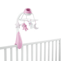 Mobile musical Arc-en-ciel 3 en 1 rose - Mode Bébé Claye