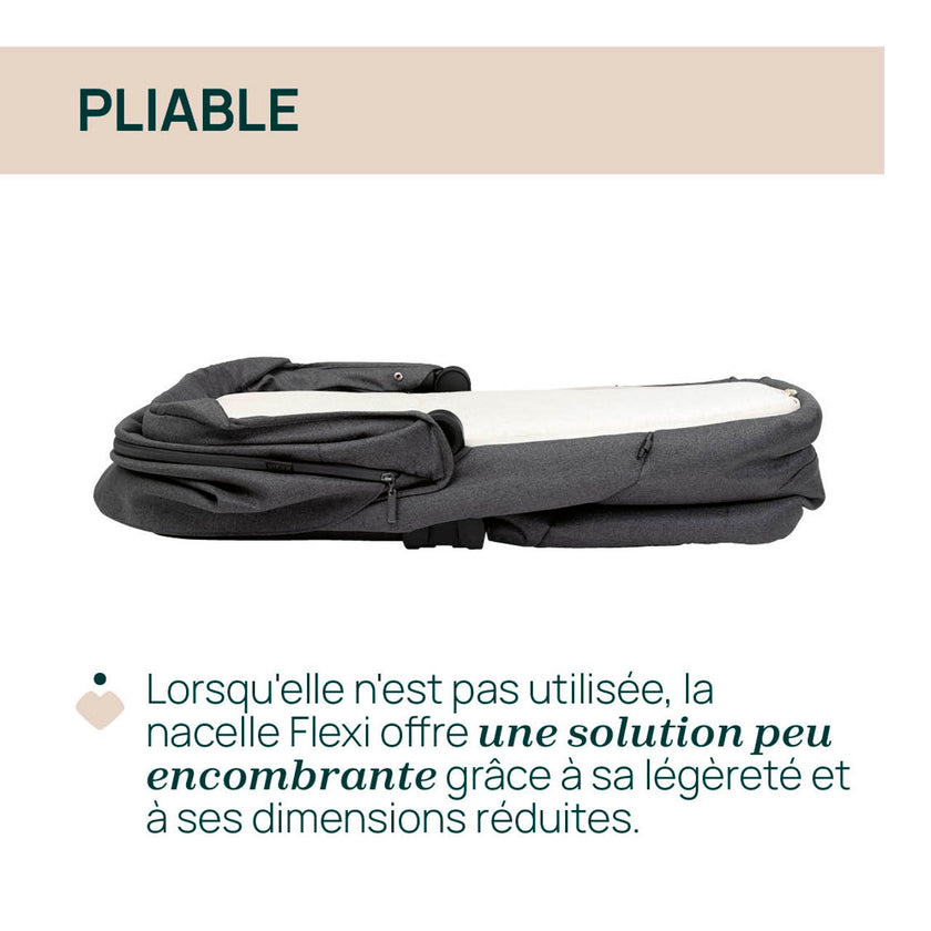 Nacelle Flexi - Black Satin - Mode Bébé Claye