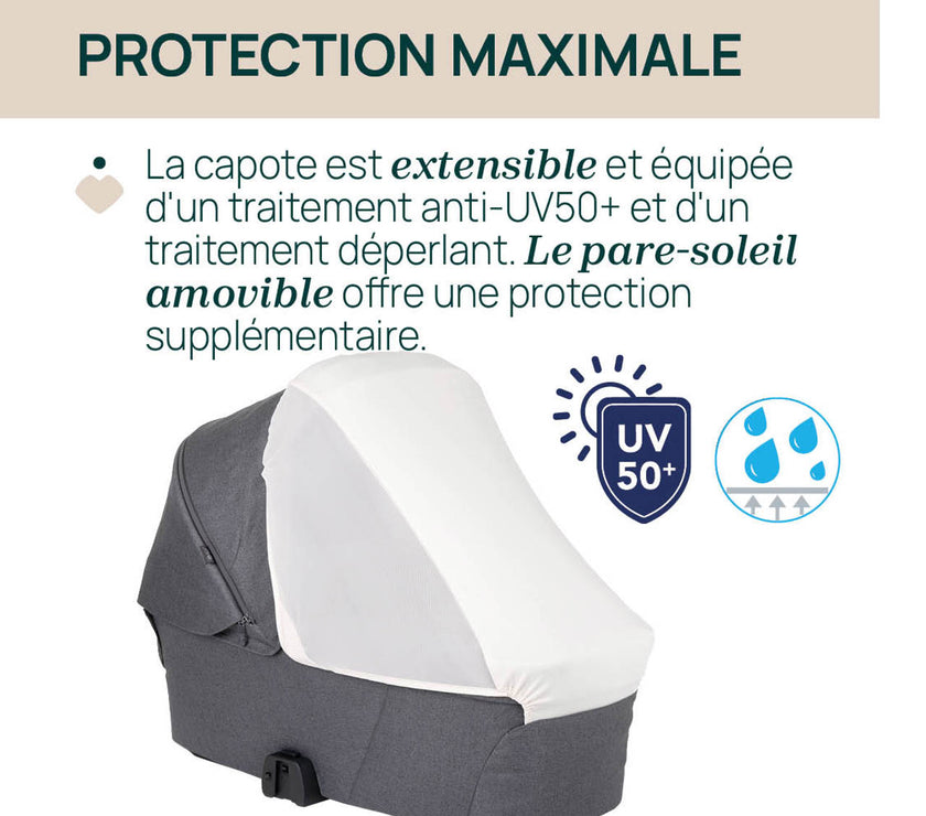 Nacelle Flexi - Black Satin - Mode Bébé Claye