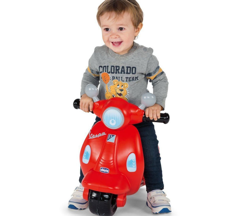 Porteur Scooter Vespa Blanc - Mode Bébé Claye