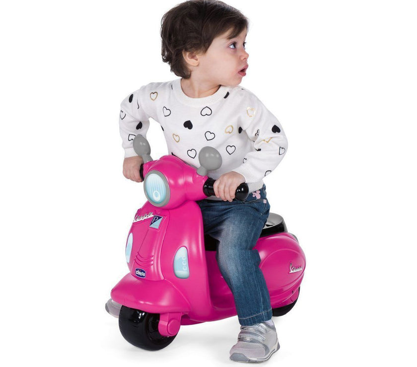 Porteur Scooter Vespa Blanc - Mode Bébé Claye