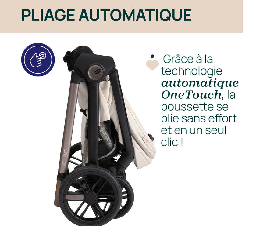 Poussette Bellagio - Amber Glow - Mode Bébé Claye