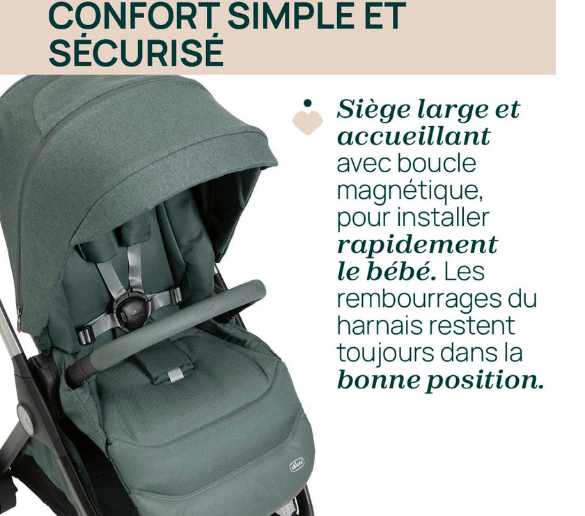 Poussette Bellagio - Fir Tree - Mode Bébé Claye