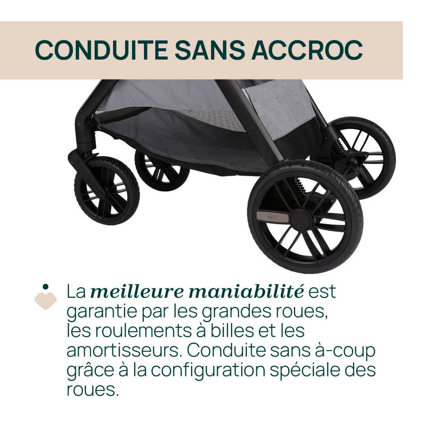 Poussette Bellagio - Lunar Rock - Mode Bébé Claye