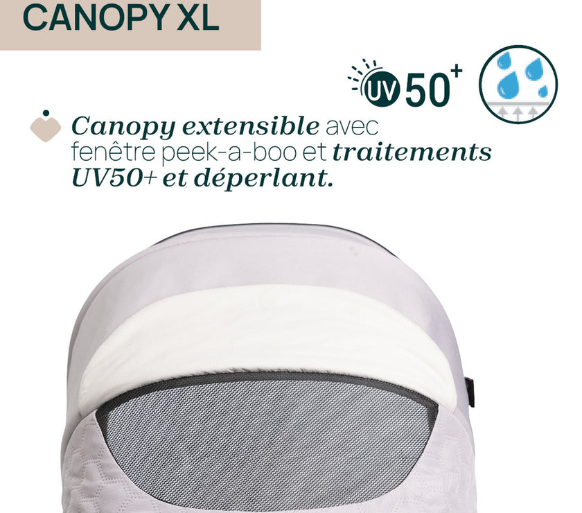 Poussette compacte Seety - Boston Grey - Mode Bébé Claye
