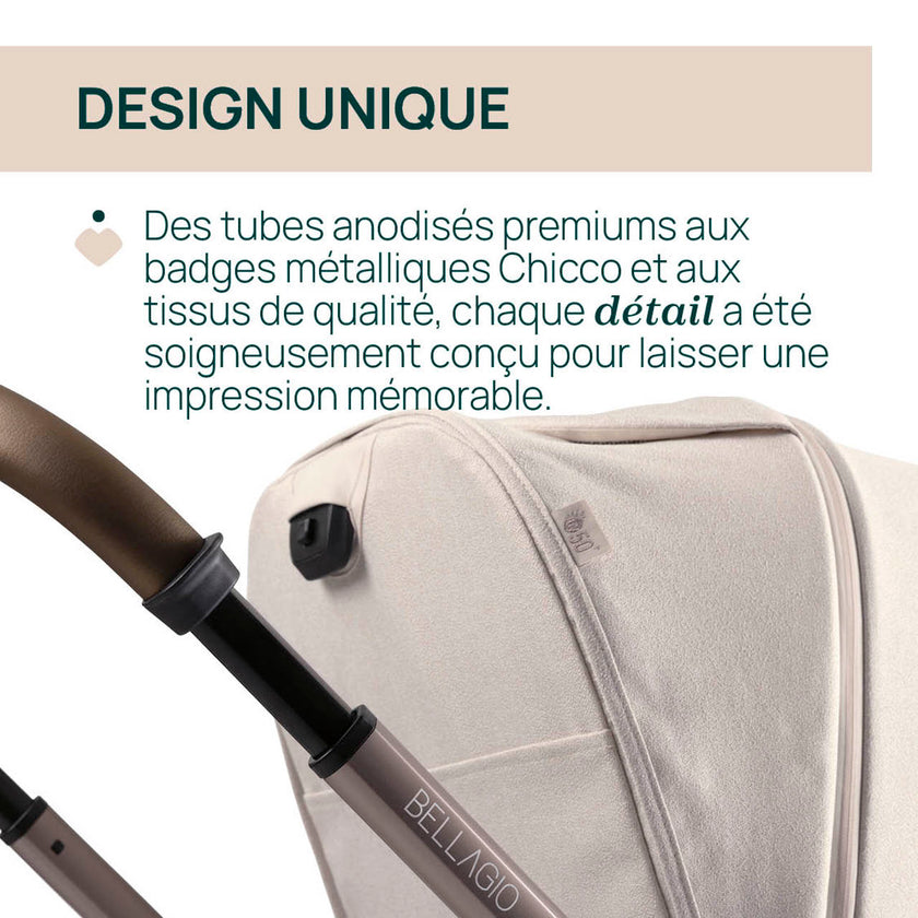 Poussette Trio Bellagio - First-Seat Recline i-Size - Vert - Mode Bébé Claye