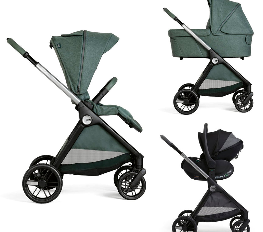 Poussette Trio Bellagio - First-Seat Recline i-Size - Vert - Mode Bébé Claye