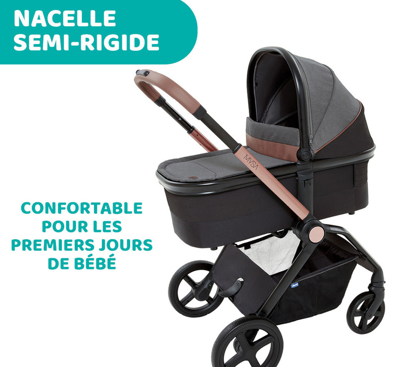 POUSSETTE TRIO MYSA I-SIZE - KORY ESSENTIAL - Mode Bébé Claye
