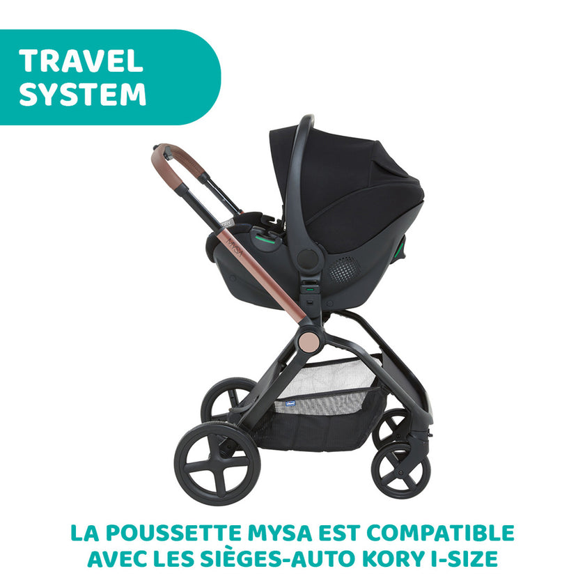 POUSSETTE TRIO MYSA I-SIZE - KORY ESSENTIAL - Mode Bébé Claye
