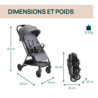 Poussette Urbino GRAYNESS - Mode Bébé Claye