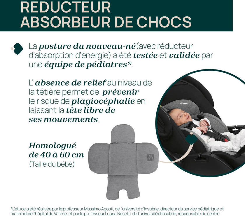 Siège-auto First-Seat Recline i-Size (40-87 cm) - Black Satin - Mode Bébé Claye