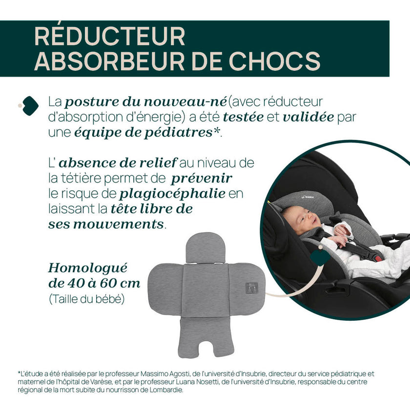 Siège-auto First-Seat Recline i-Size (40-87 cm) - Black Satin - Mode Bébé Claye