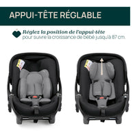 Siège-auto First-Seat Recline i-Size (40-87 cm) - Black Satin - Mode Bébé Claye